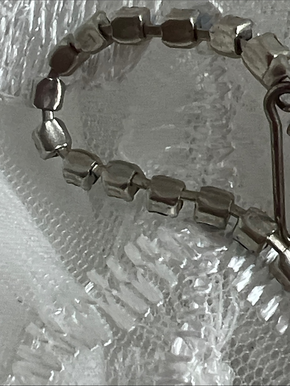 Blue Crystal Leaf Choker Necklace - Picture 5 of 7